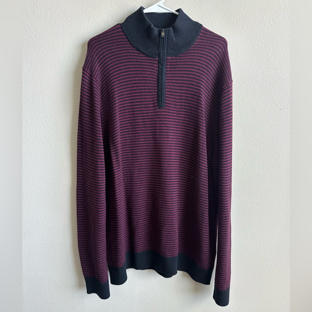 Men’s banana republic quarter zip sweater size XL